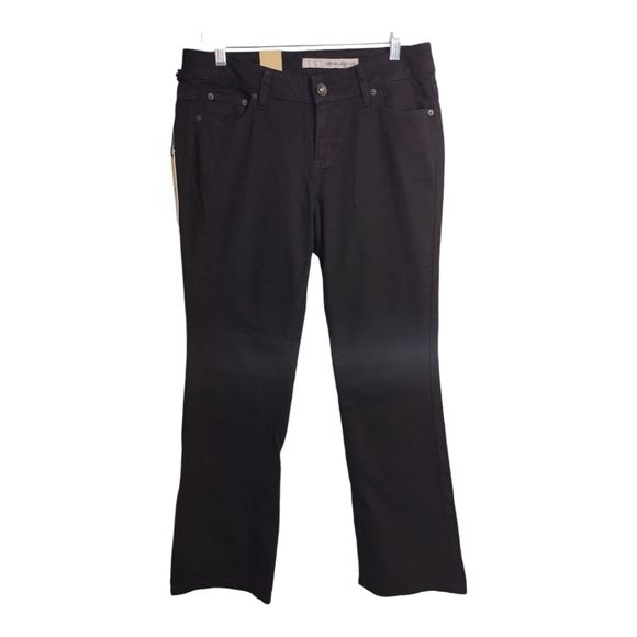 Dkny Denim - DKNY Jeans Ludlow Low Rise Slim Fit Festival Southwestern Casual Bootcut Jean 10